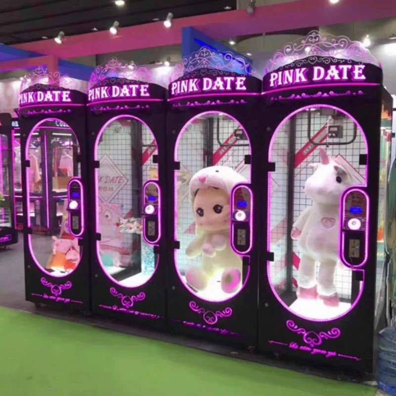 Arcade Prize Vending Machine - A- الوردي تاريخ مقص قطع جائزة