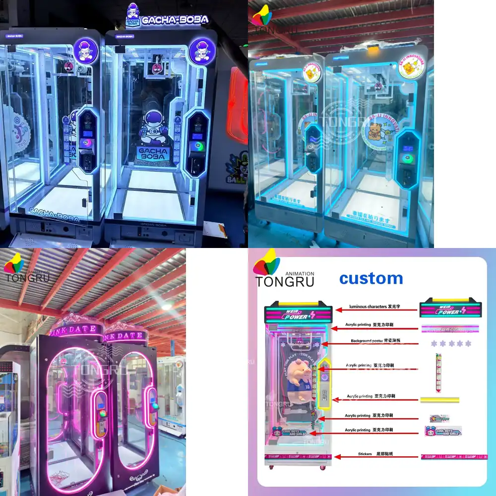 Arcade Prize Vending Machine - آلة لعبة رافعة كبيرة لقص الحبال