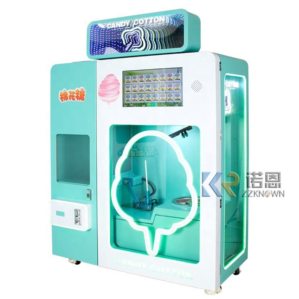 Bill Acceptor Vending - ماكينة صنع حلوى القطن التجارية الأوتوماتيكية
