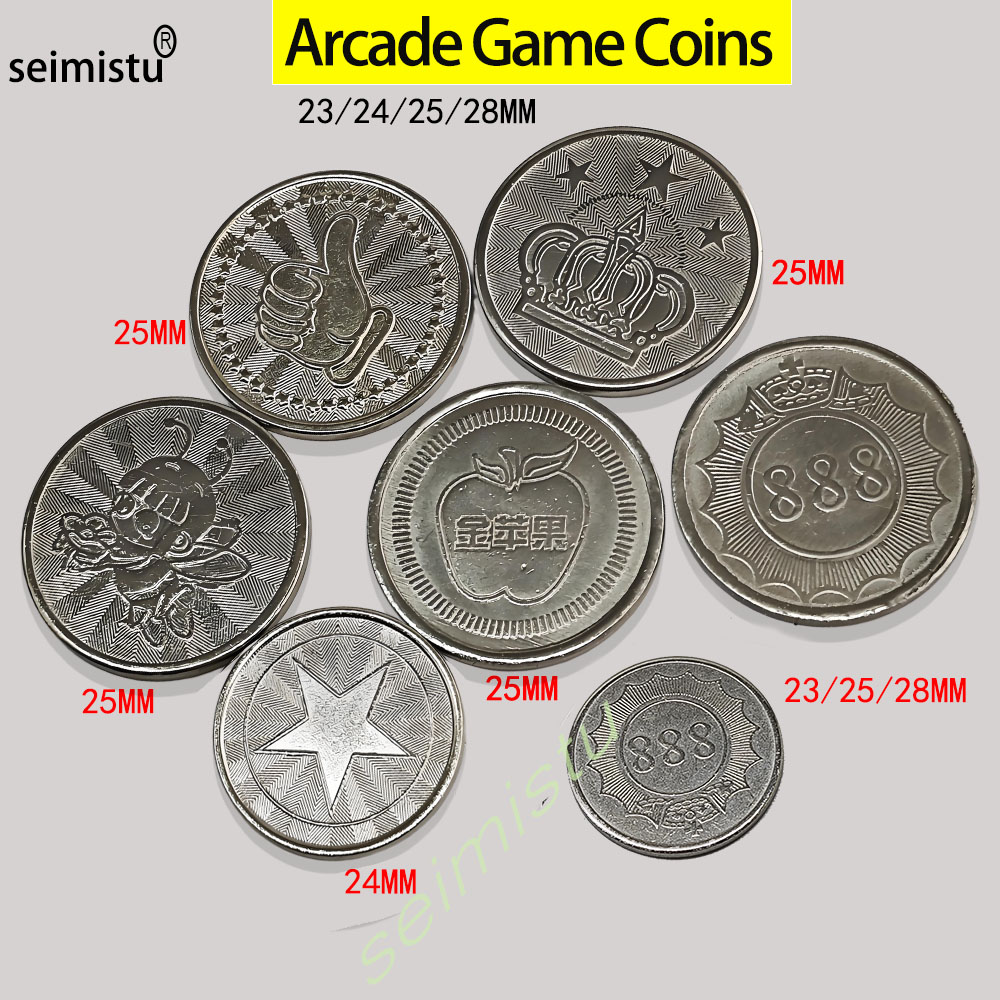 Token Coin Mechanism - 100 قطعة الفولاذ المقاوم للصدأ 23/24/25