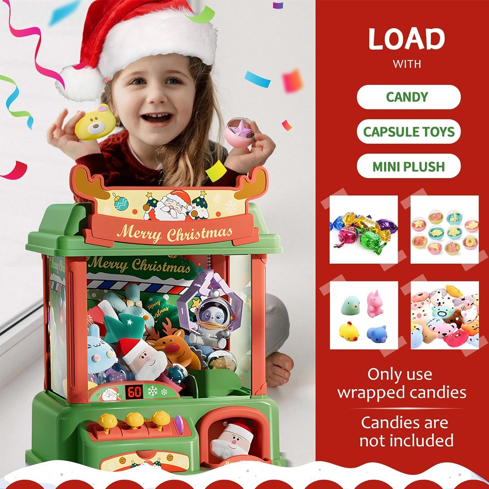 آلة مخلب عيد الميلاد للأطفال ، - مراجعة Arcade Vending Machine وسعره