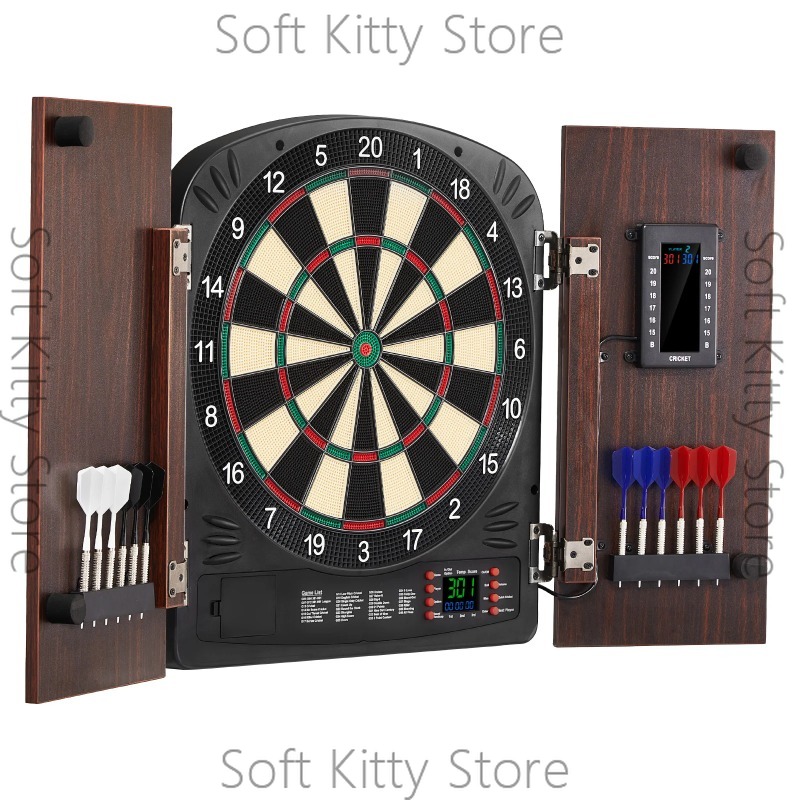 مجموعة لوحة رمي السهام مع خزان - مراجعة Electronic Dartboard Cabinet وسعره