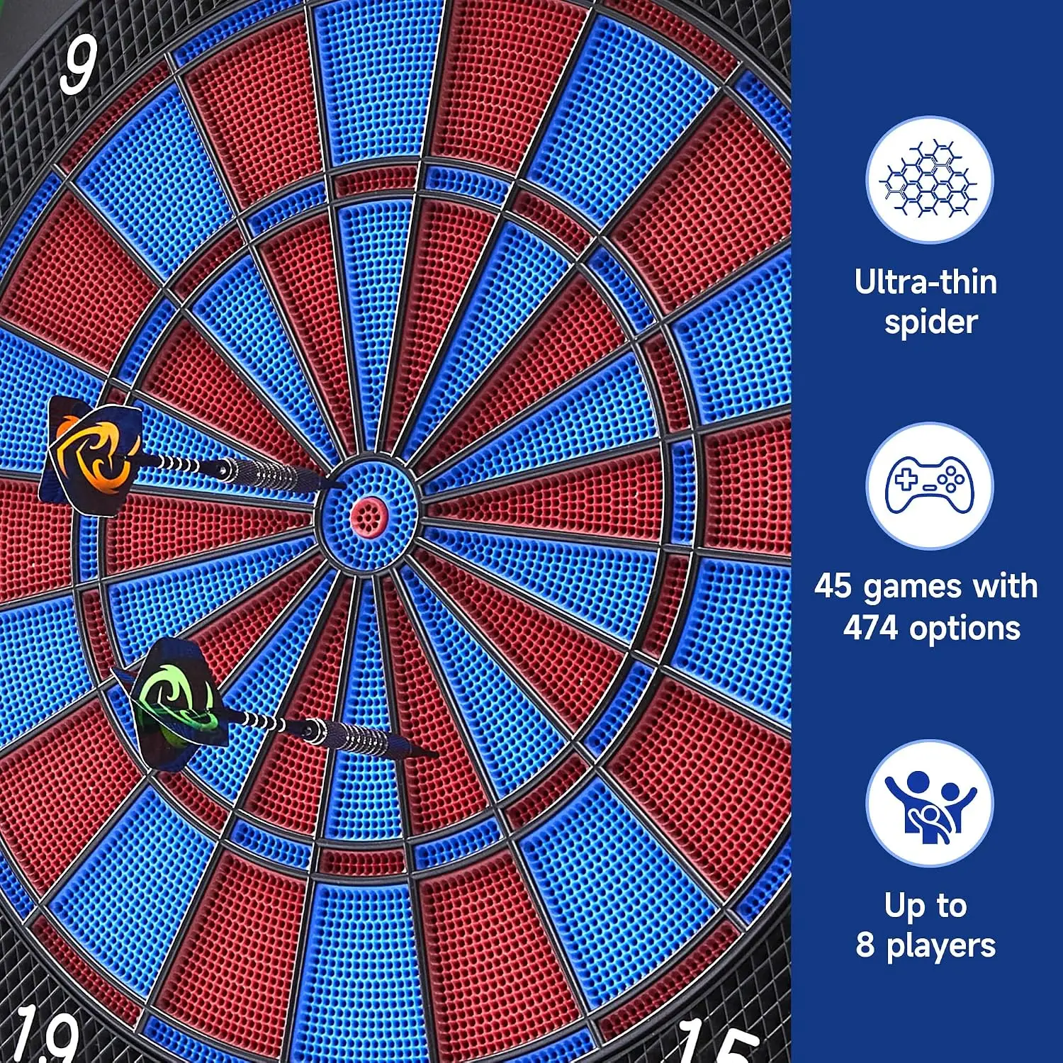 خزانة لوحة السهام الإلكترونية  - مراجعة Electronic Dartboard Cabinet وسعره