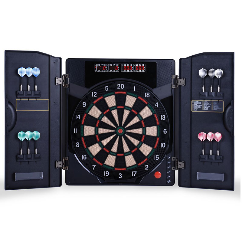 خزانة رمي السهام الإلكترونية م - مراجعة Electronic Dartboard Cabinet وسعره