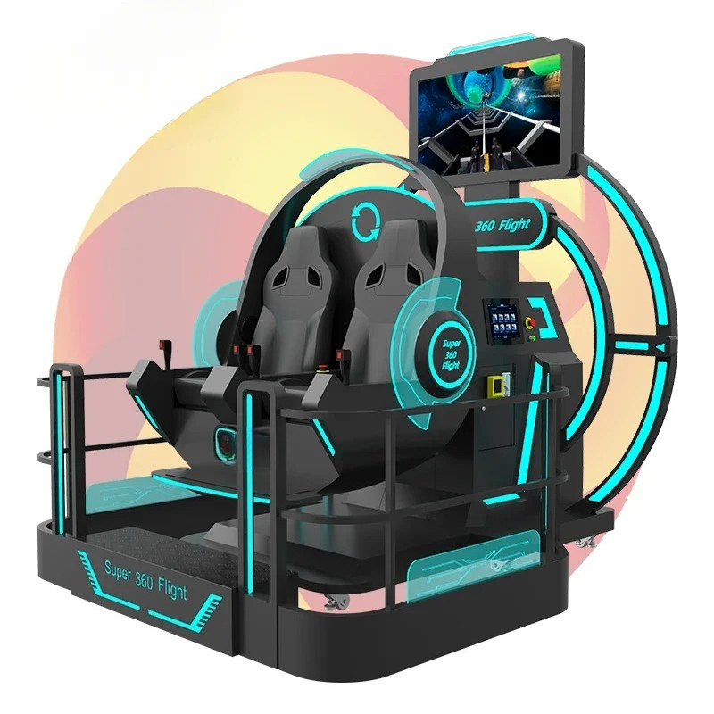 VR 360 9D درجة الحركة الطيران  - مراجعة 9D Vr Simulator وسعره
