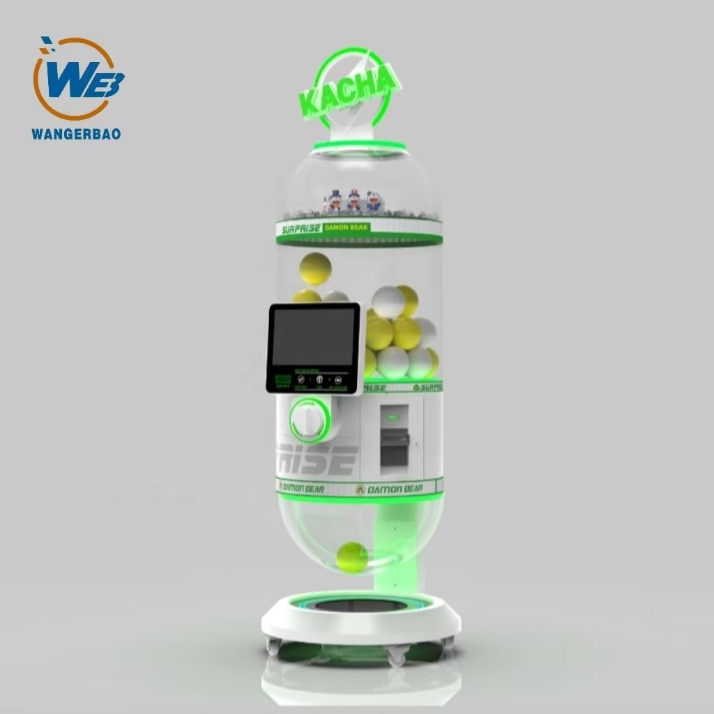 ماكينة جاشا إلكترونية قابلة لل - مراجعة Prize Capsule Toy Machine وسعره