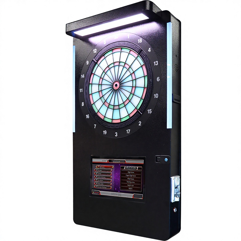 آلة رمي السهام الأوتوماتيكية ب - مراجعة Electronic Dartboard Cabinet وسعره