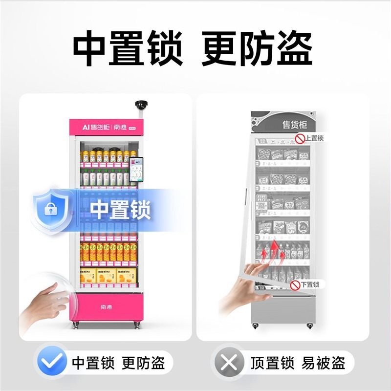 آلة بيع باب مفتوح بدون طيار آل - مراجعة Open Vending Machine وسعره