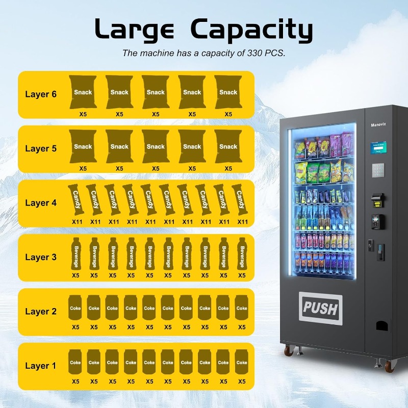 ماكينة بيع تجارية مخصصة كبيرة  - مراجعة Bill Acceptor Vending وسعره